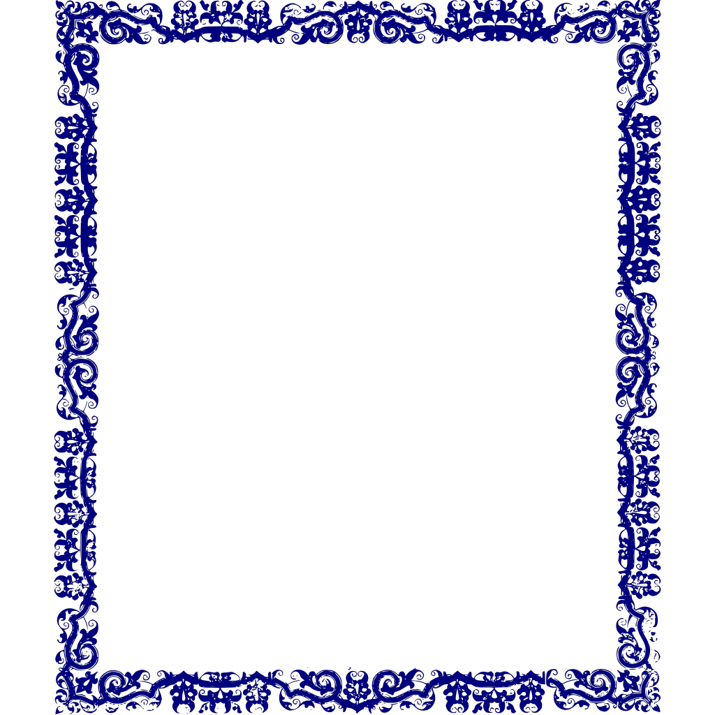 Blue Border Design PNG, SVG Clip art for Web - Download Clip Art, PNG