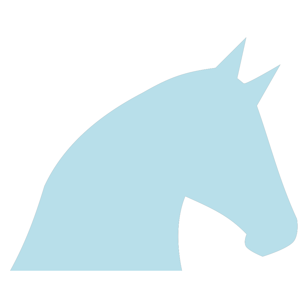 clipart blue horse - photo #12
