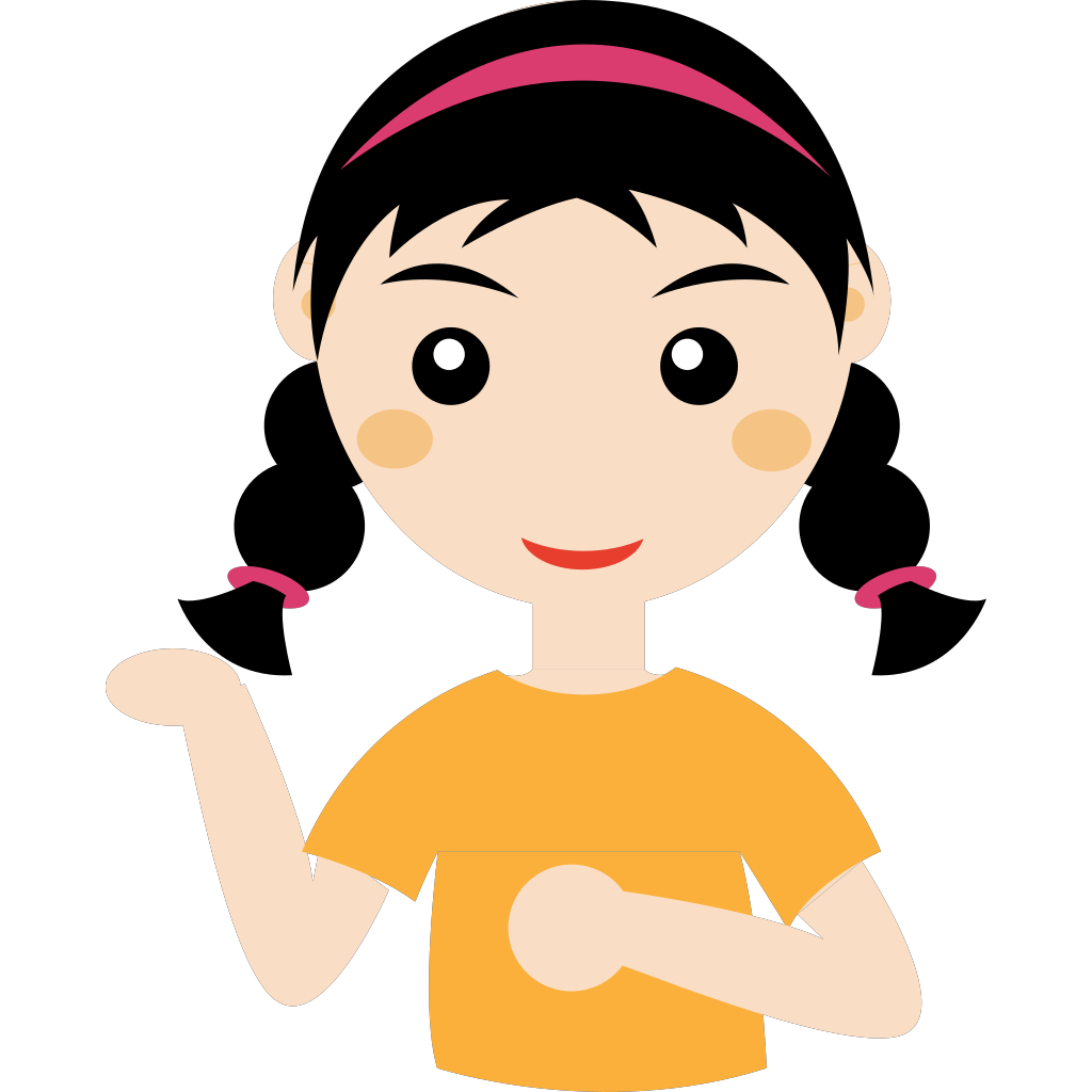 Girl Cartoon Clip art (PNG and SVG)