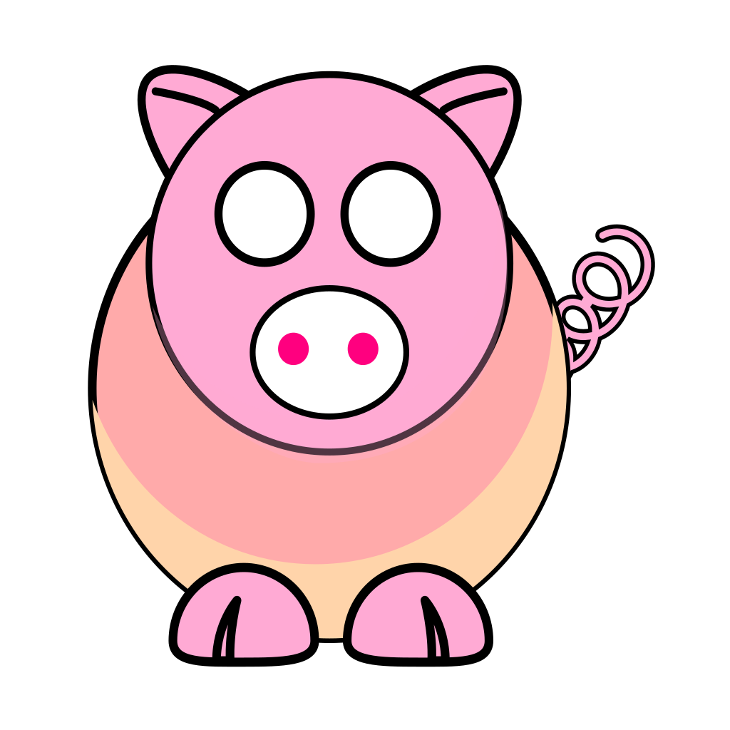 pig out clip art - photo #46