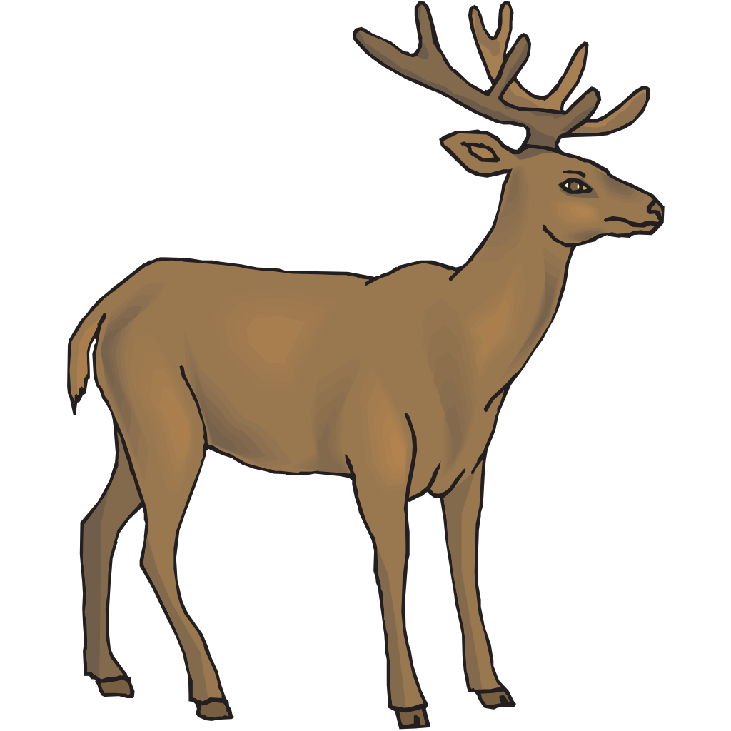 free clipart cartoon deer - photo #40