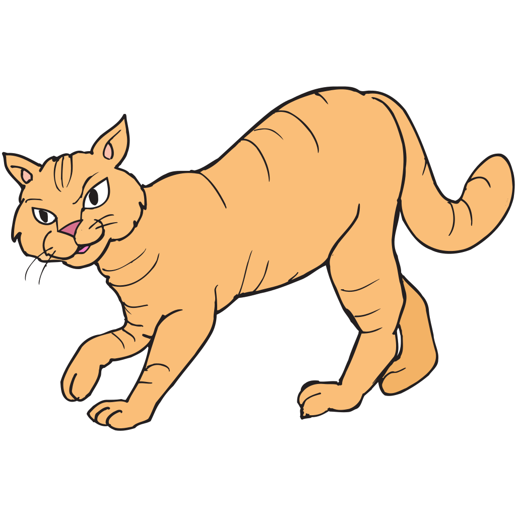 cat vector clipart free - photo #41