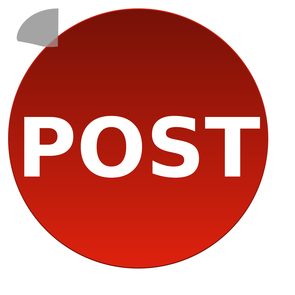 Post Button PNG, SVG Clip art for  Download Clip Art, PNG Icon Arts