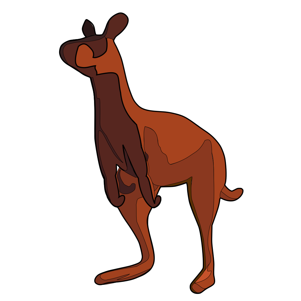 clipart picture of kangaroo - photo #36