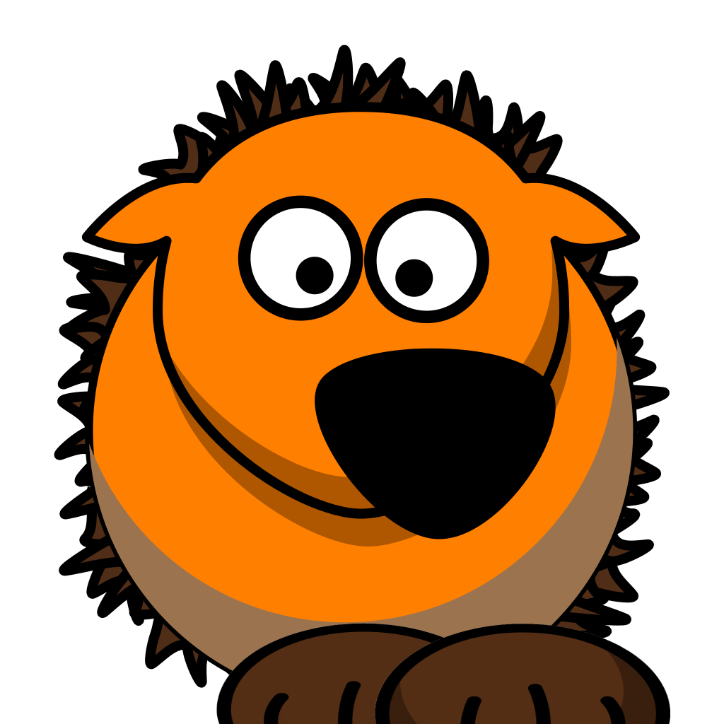 cartoon hedgehog clipart - photo #12