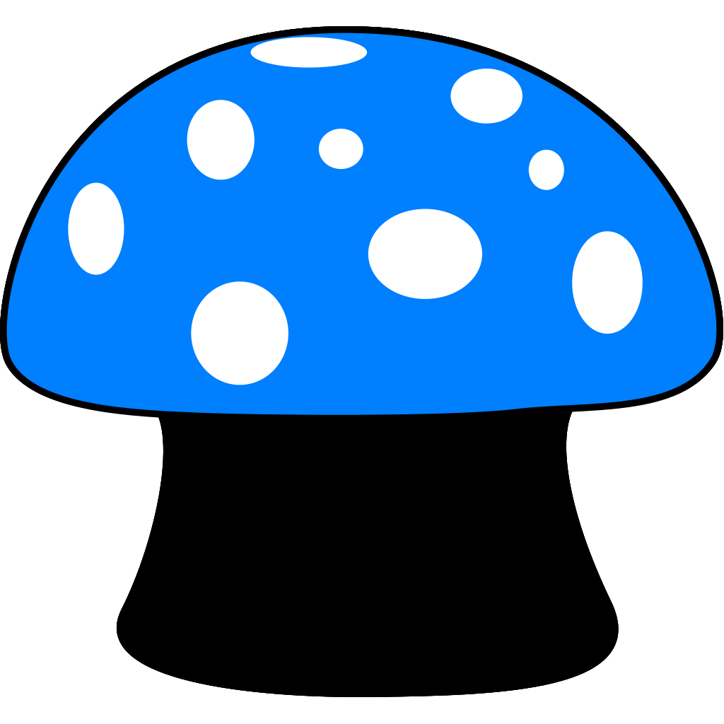 Clip Art Mushroom Clipart mushroom clip art nature download vector online blue mushroom