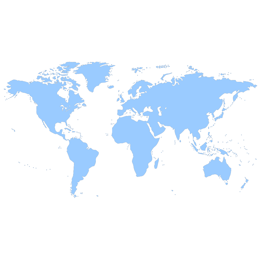 world map black white