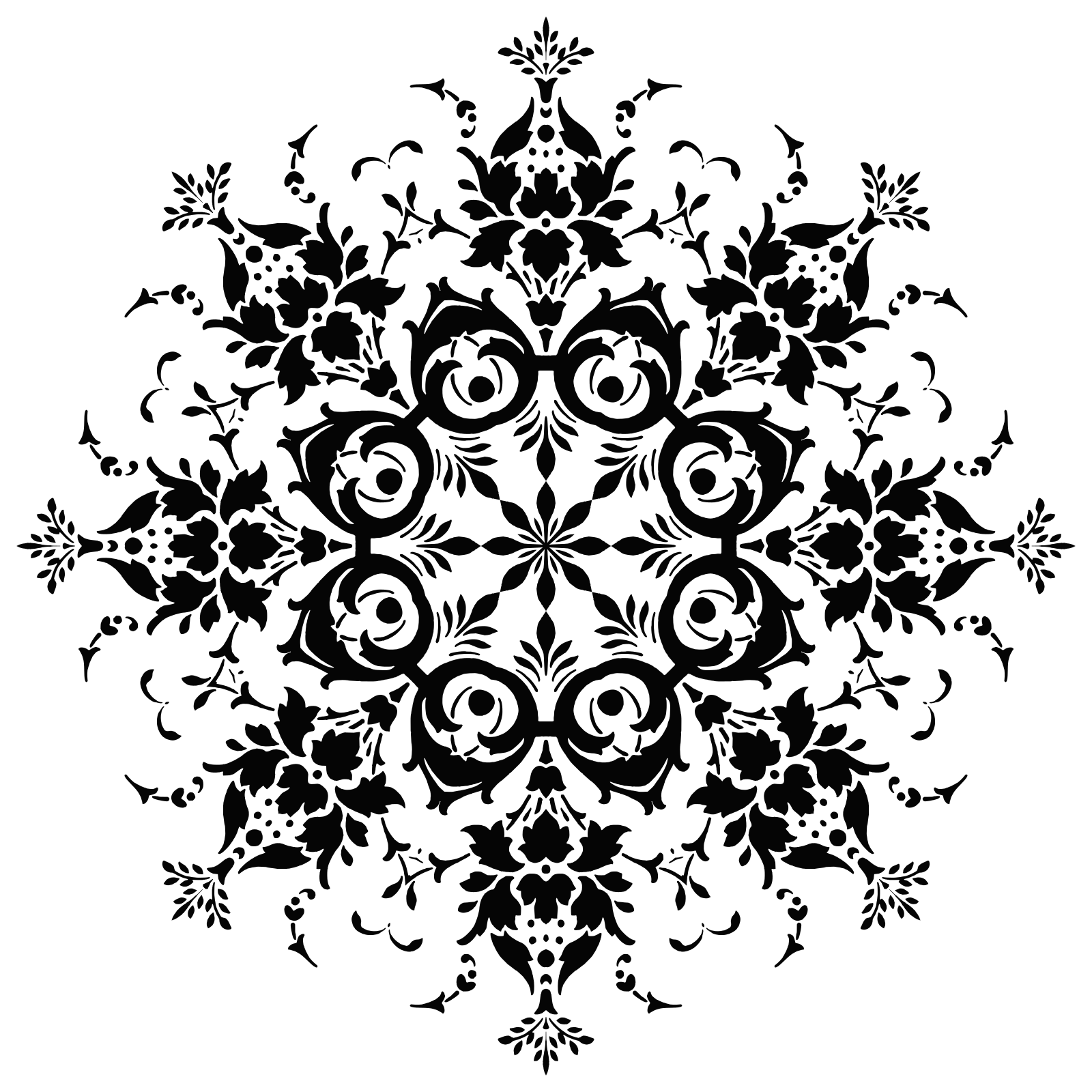 Damask Svg Clip Arts Download Download Clip Art Png Icon Arts