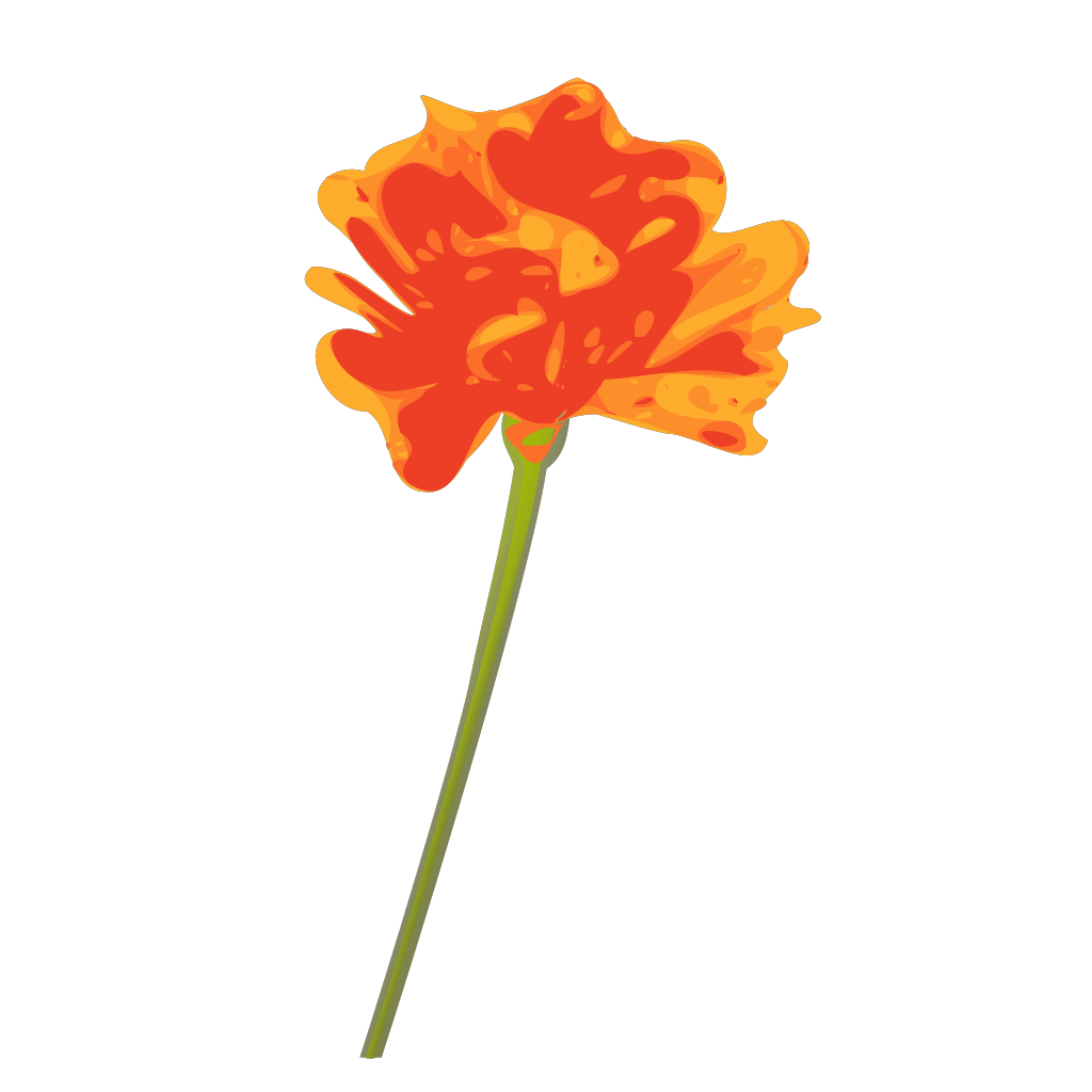 Orange Flower PNG, SVG Clip art for Web - Download Clip Art, PNG Icon Arts