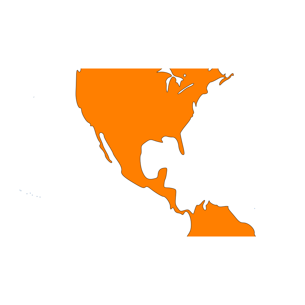 continent of north america