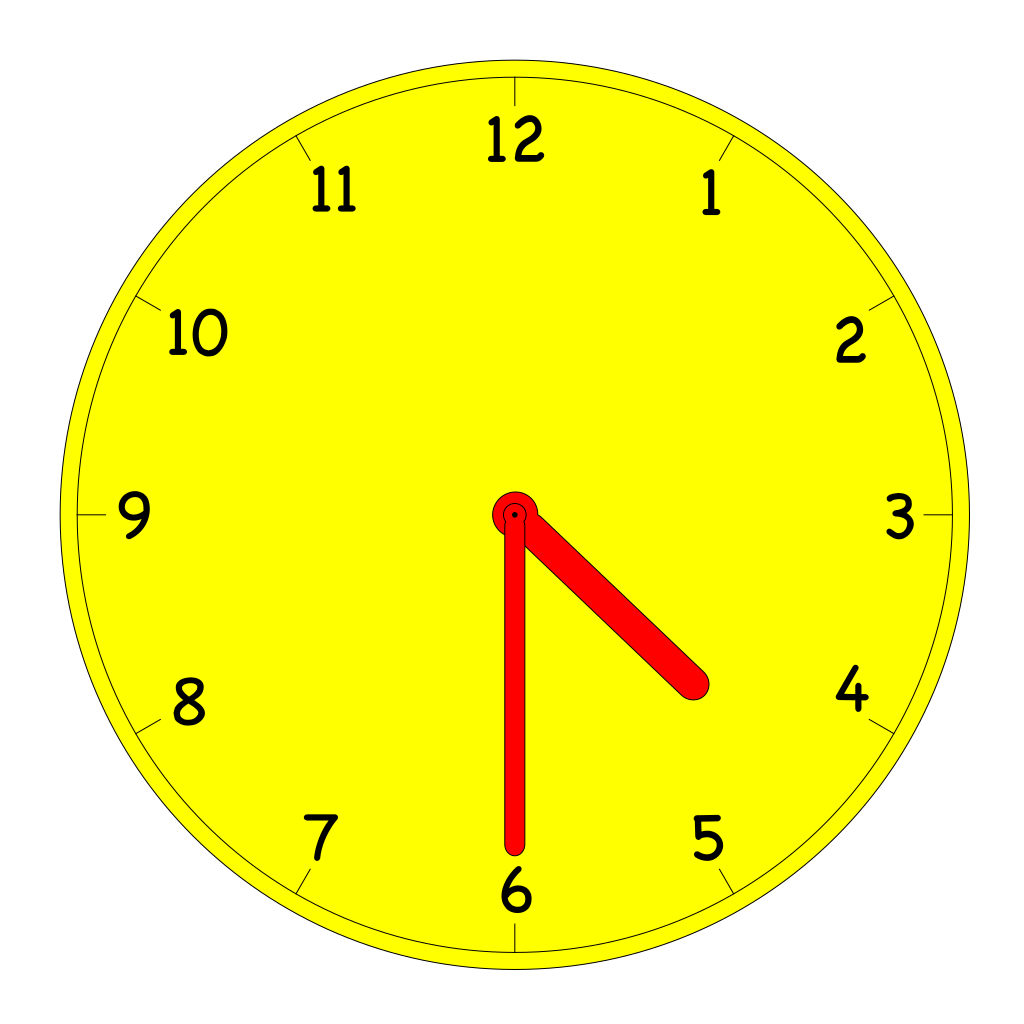 clock clipart black - photo #26