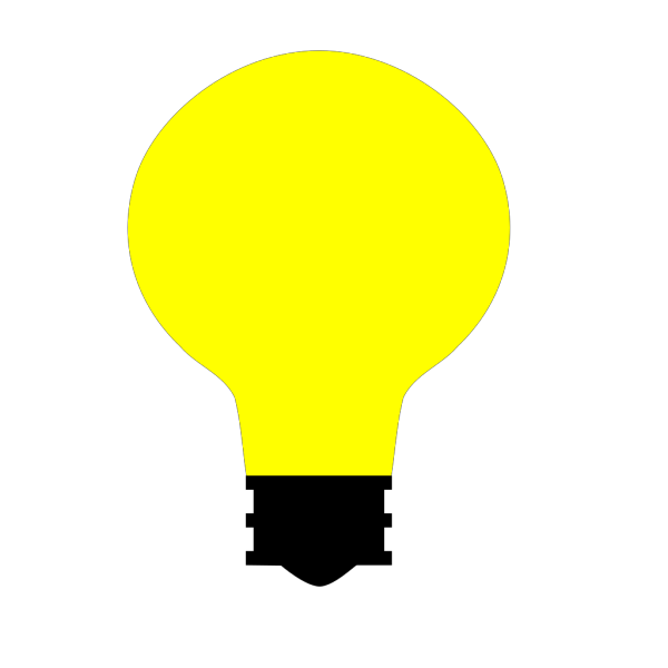 Simple Light Bulb Png Svg Clip Art For Web Download Clip Art Png