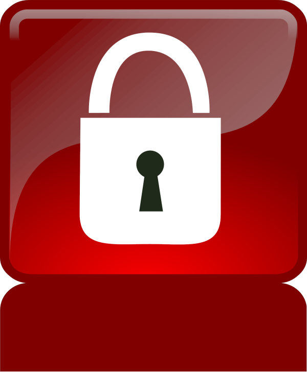 Closed Security Tube Red PNG image