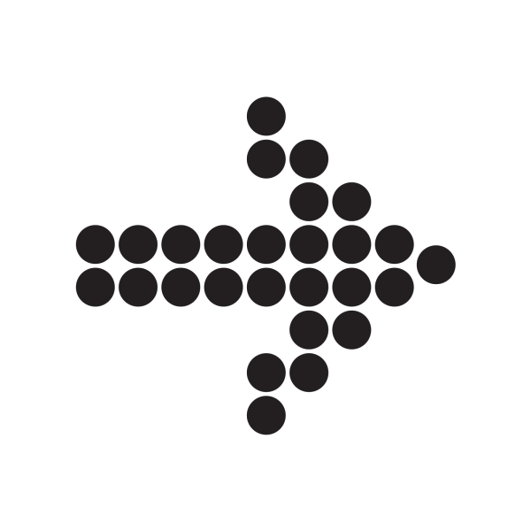 Dots arrow right PNG image