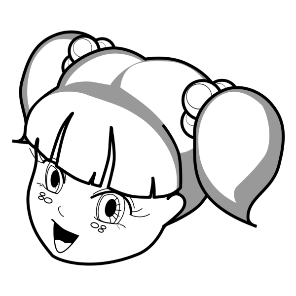 Anime Girl Outline PNG, SVG Clip art for Web - Download Clip Art, PNG