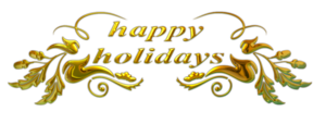 Happy Holidays Transparent PNG PNG image