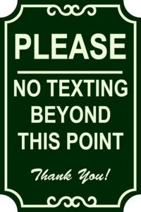 No Texting PNG Clipart PNG image
