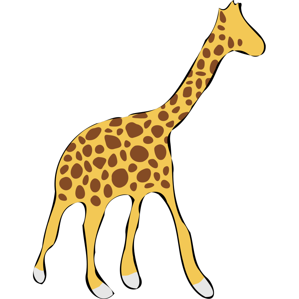 Baby Giraffe Clip Art Svg