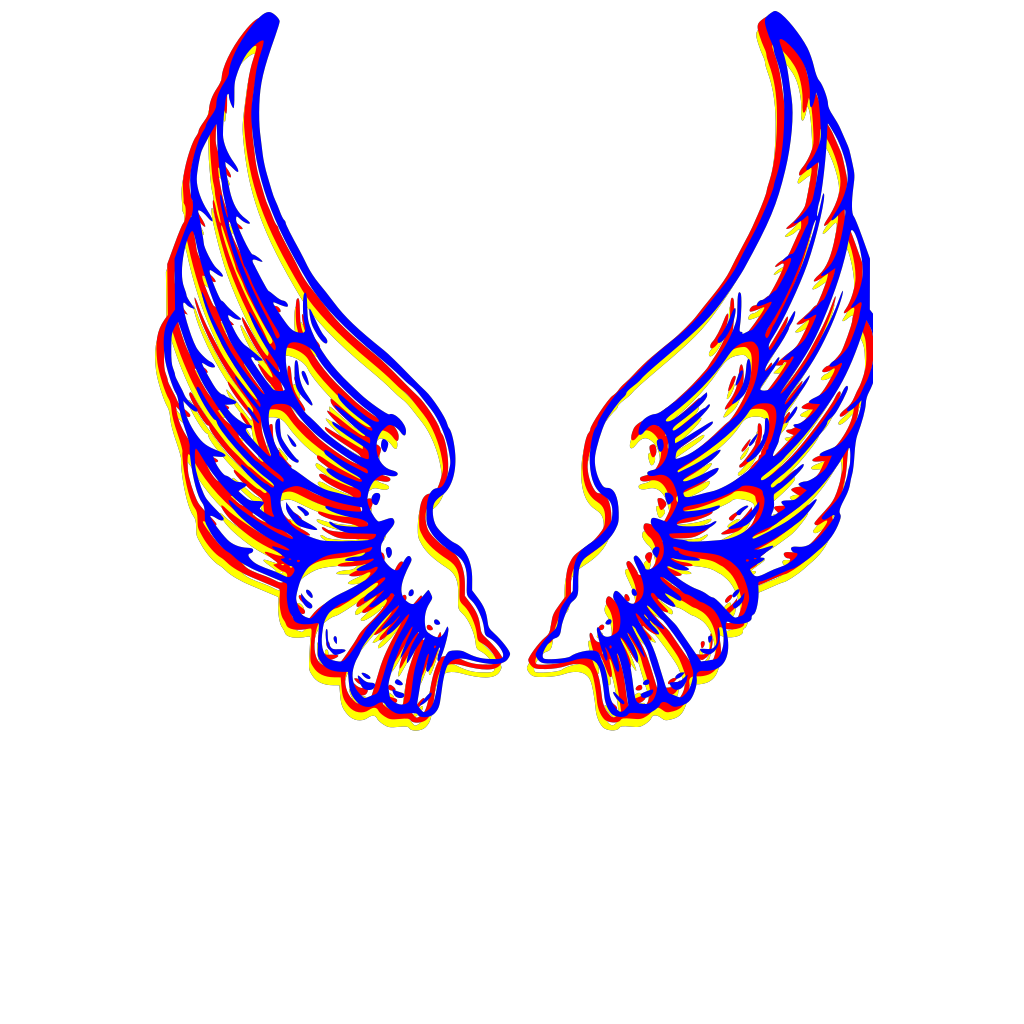 Colored Wings PNG, SVG Clip art for Web Download Clip