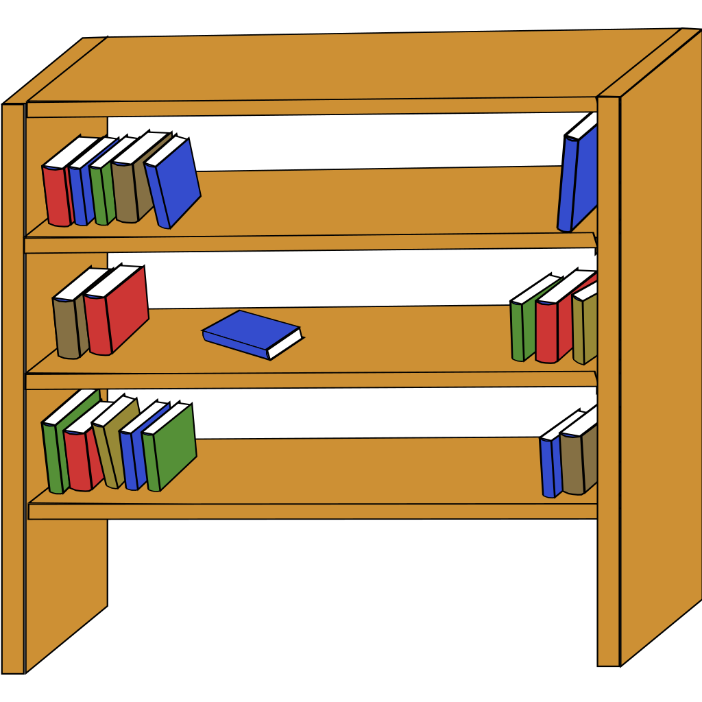 Bookshelf Png Svg Clip Art For Web Download Clip Art Png Icon Arts