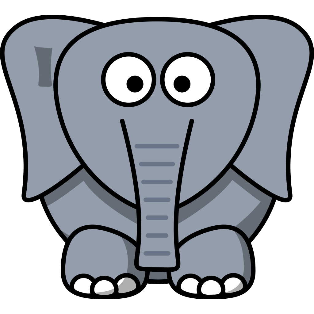 Cartoon Elephant PNG, SVG Clip art for Web - Download Clip Art, PNG