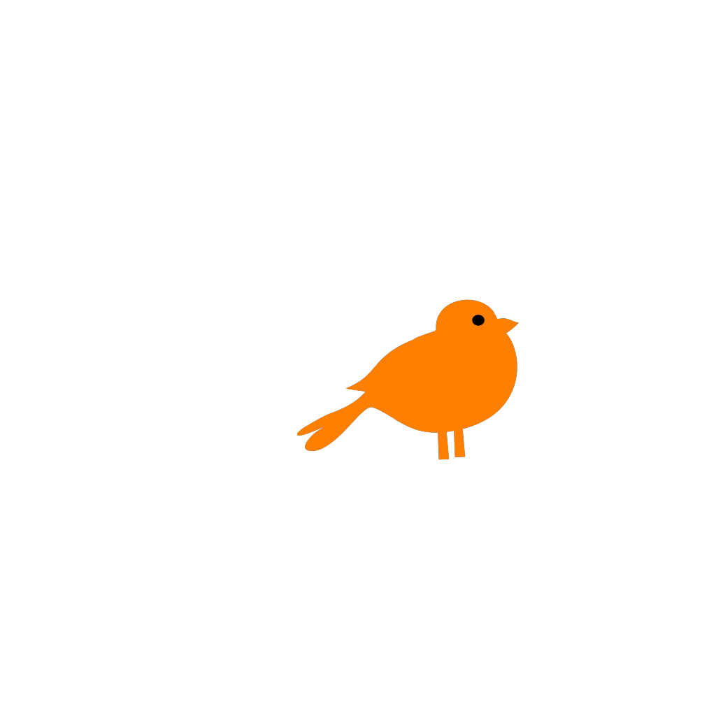 Little Orange Bird PNG, SVG Clip art for Web - Download Clip Art, PNG