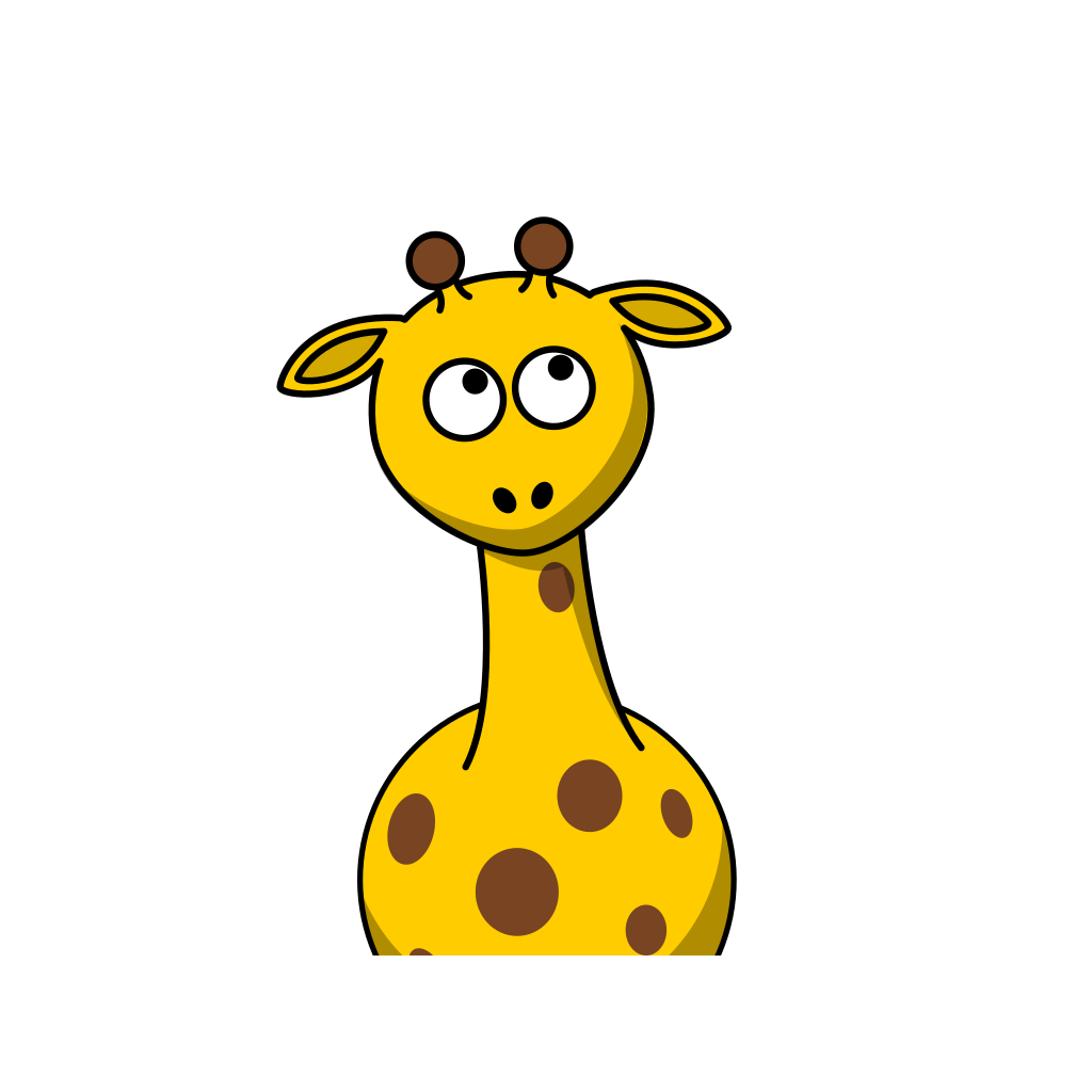 Download Giraffe Look Up PNG, SVG Clip art for Web - Download Clip ...