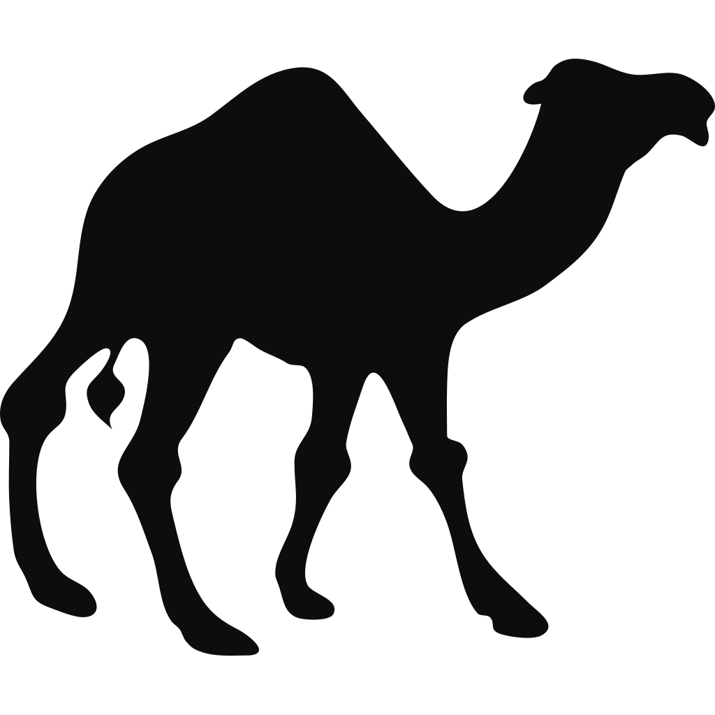 Walking Camel Silhouette PNG, SVG Clip art for Web - Download Clip Art ...