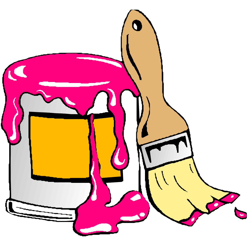 Pink Paintbrush PNG, SVG Clip art for Web Download Clip
