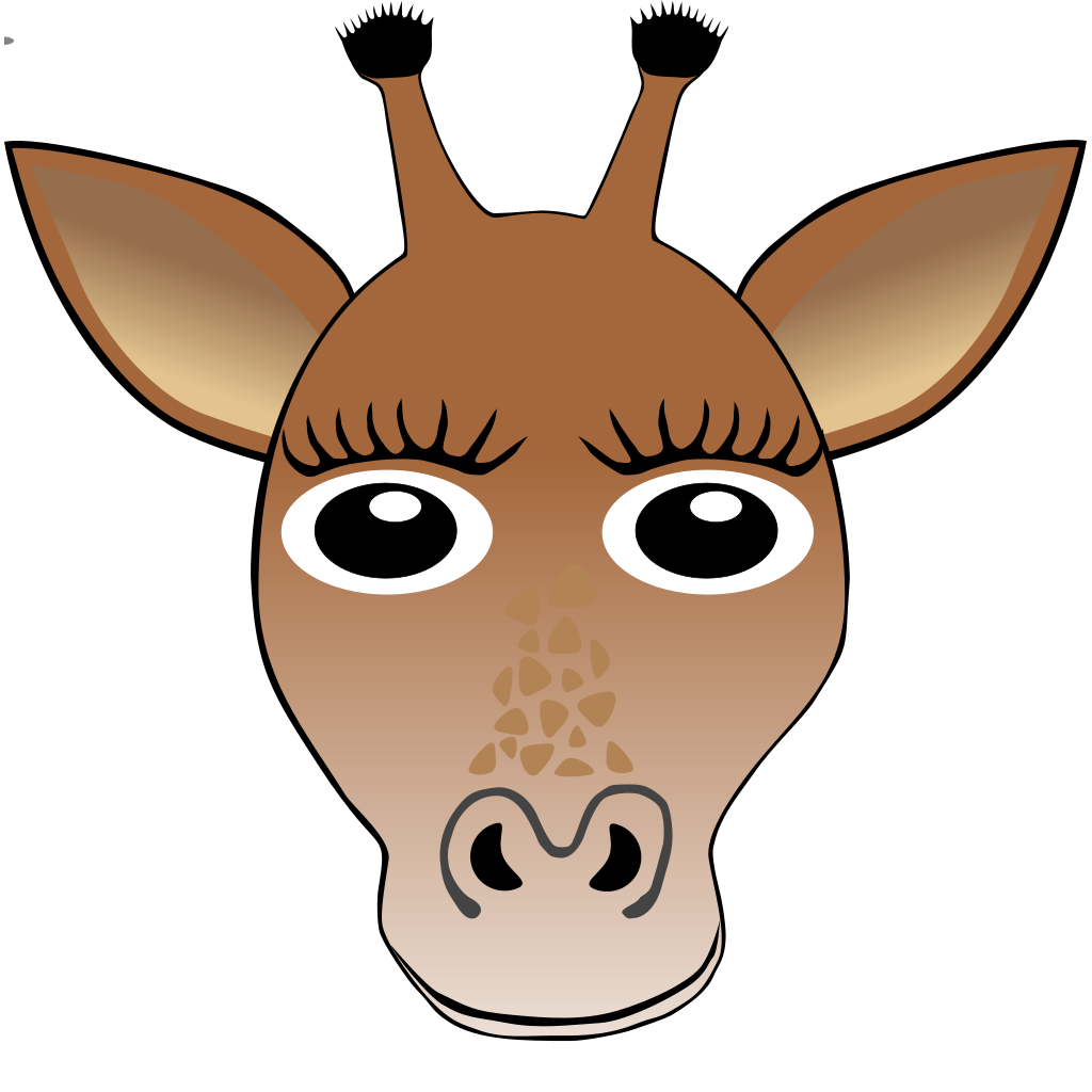 Download Giraffe Face PNG, SVG Clip art for Web - Download Clip Art ...