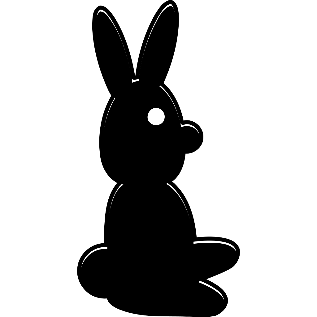 Download Silhouette Rabbit PNG, SVG Clip art for Web - Download ...