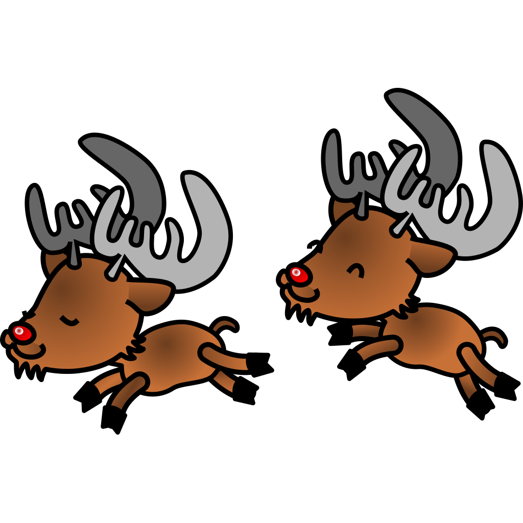 Cartoon Reindeer PNG, SVG Clip art for Web - Download Clip ...