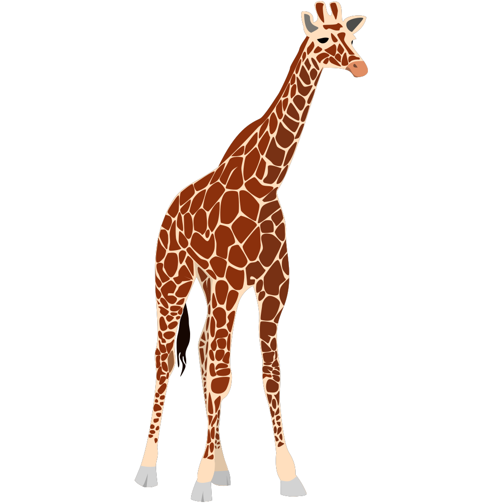 Giraffe Clip Art SVG