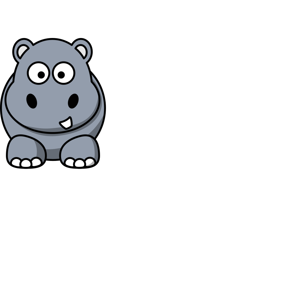 Download Hippo Clip Art SVG Clip arts download - Download Clip Art ...