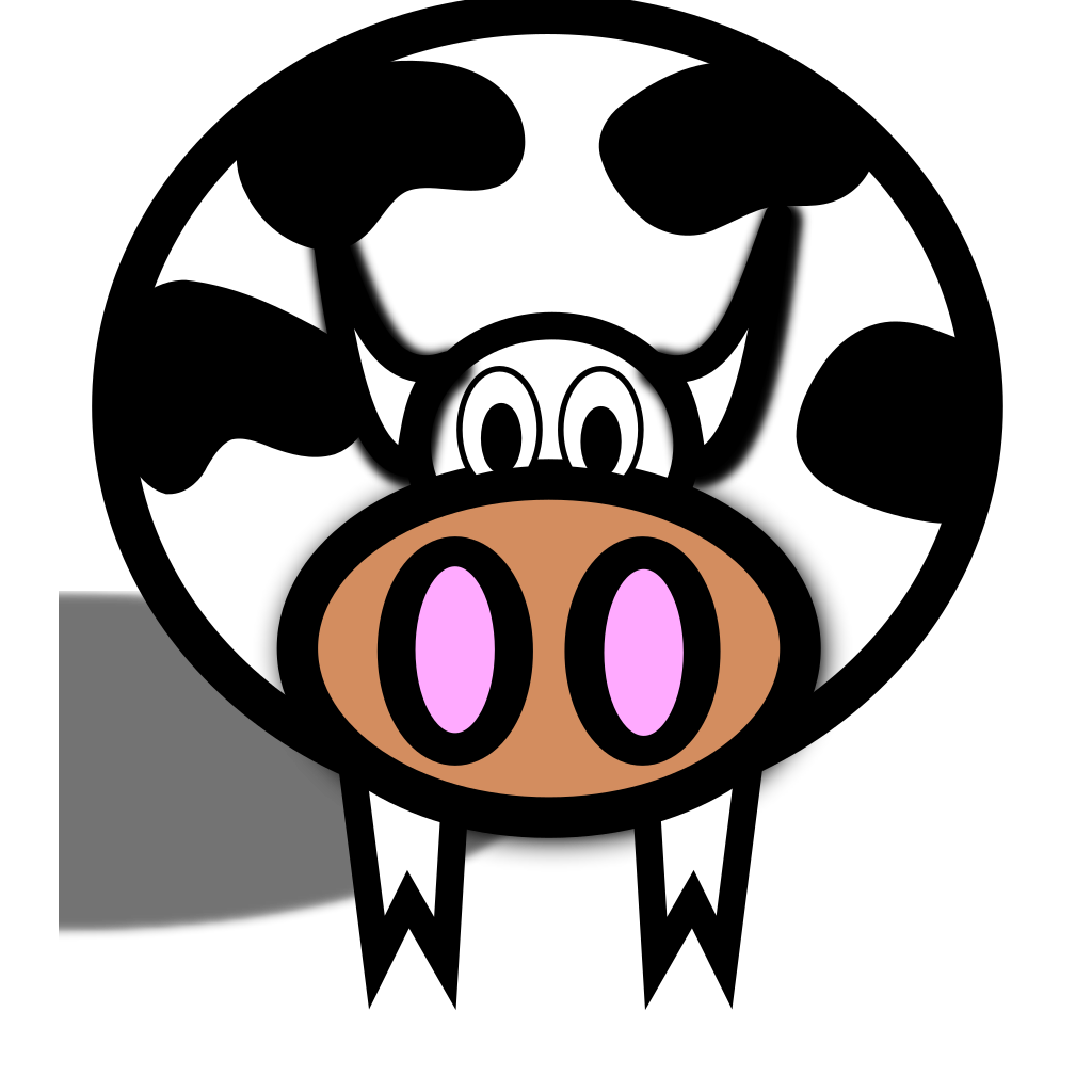 Download Pink Nostril Cow PNG, SVG Clip art for Web - Download Clip ...