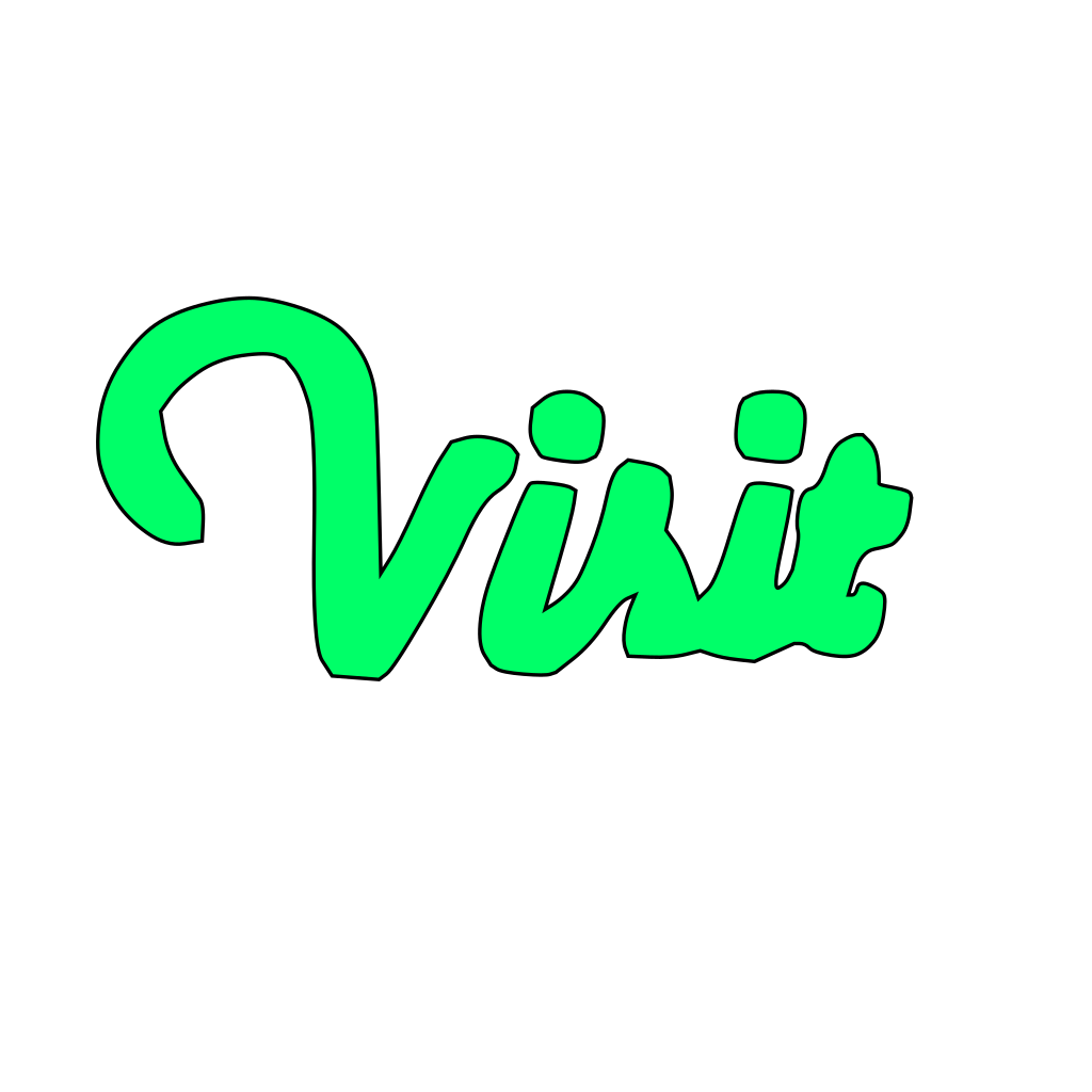Decorative Visit Word PNG, SVG Clip art for Web - Download Clip Art