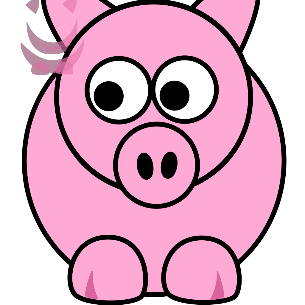 Piggy SVG Clip arts