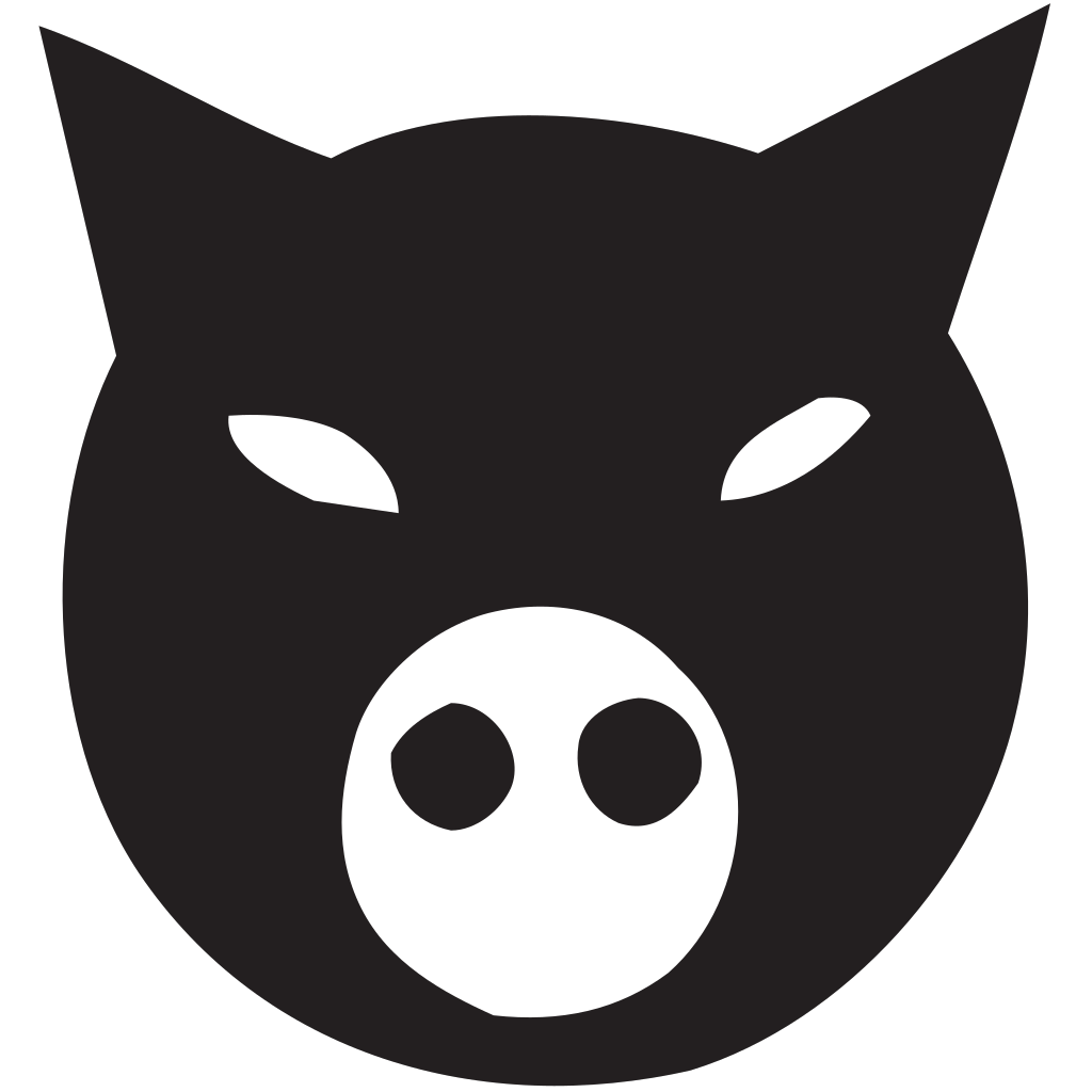 Download Black Pig Face PNG, SVG Clip art for Web - Download Clip Art, PNG Icon Arts