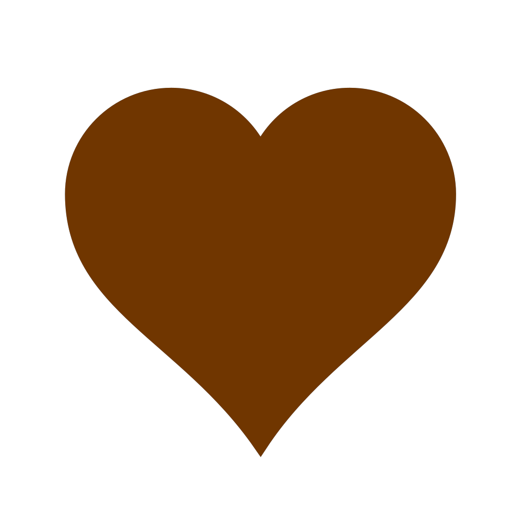 Brown Heart PNG, SVG Clip art for Web - Download Clip Art, PNG Icon Arts