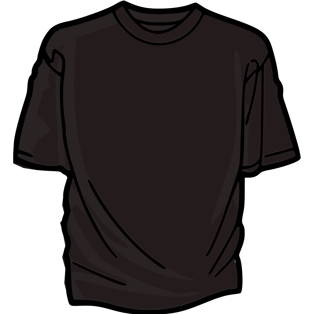 Black T-shirt PNG, SVG Clip art for Web - Download Clip Art, PNG Icon Arts