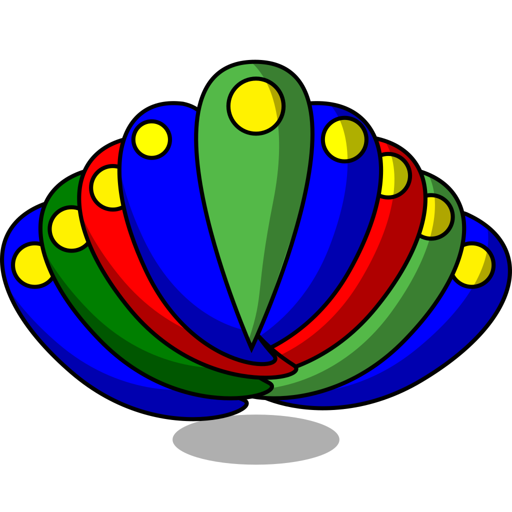 Download Peacock Feather Primary Colors PNG, SVG Clip art for Web ...