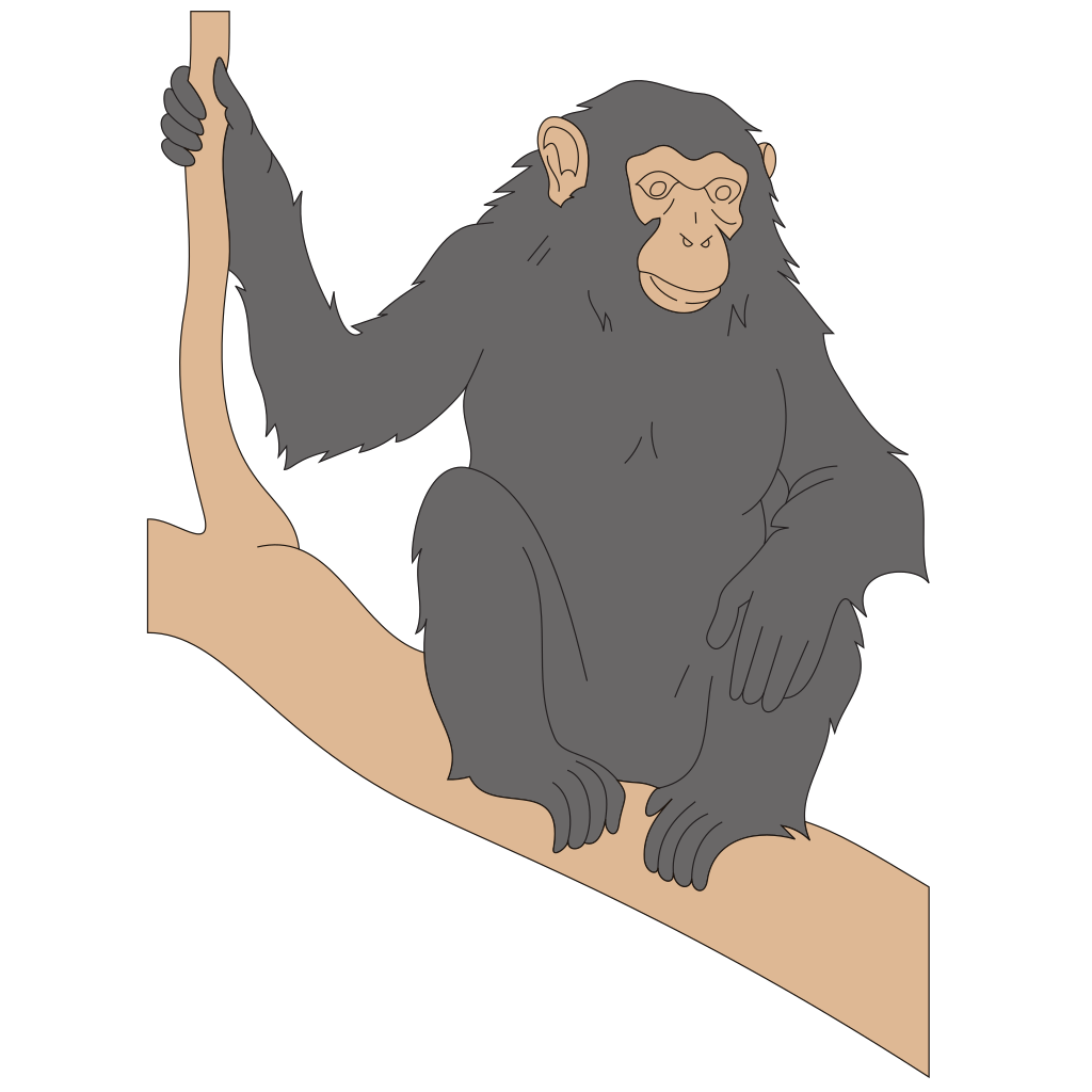 chimpanzee drawing graphic chimpanzee drawing graphic