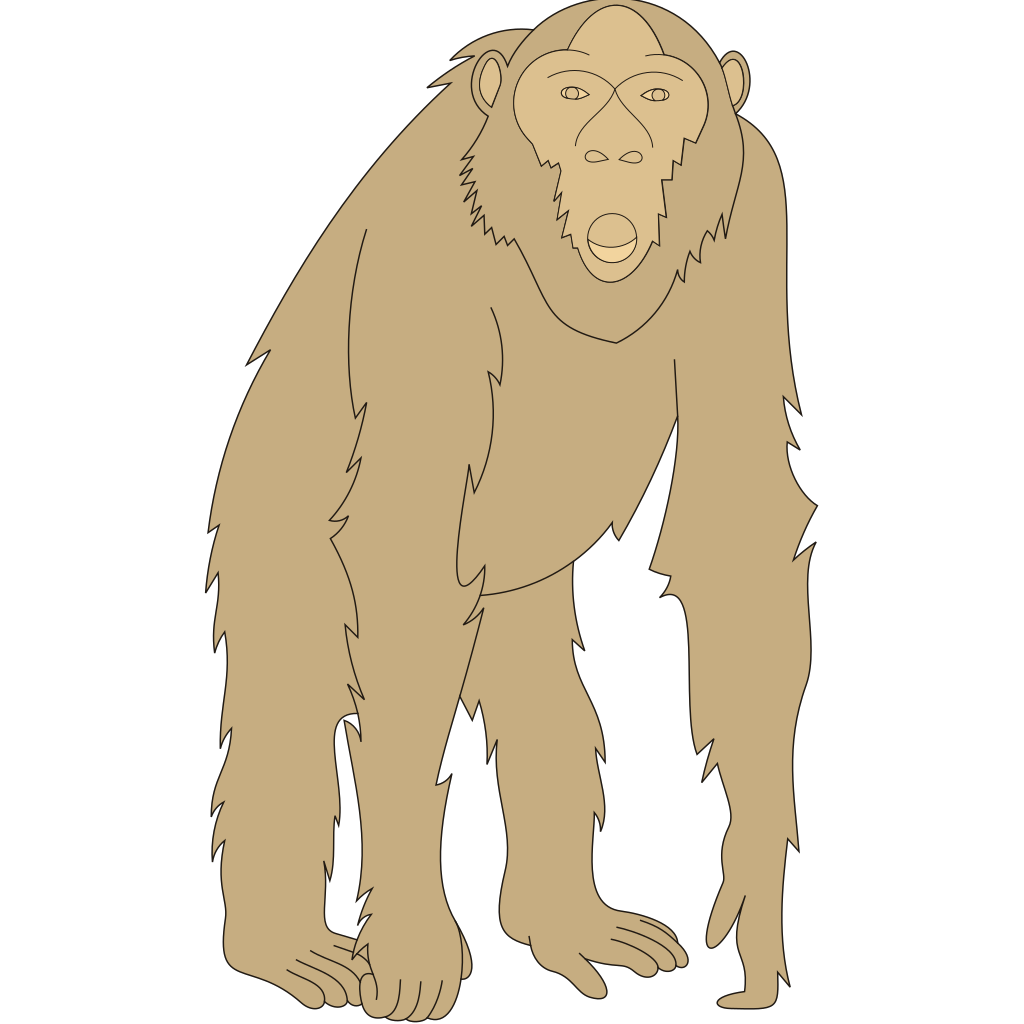 Download Staring Monkey PNG, SVG Clip art for Web - Download Clip ...