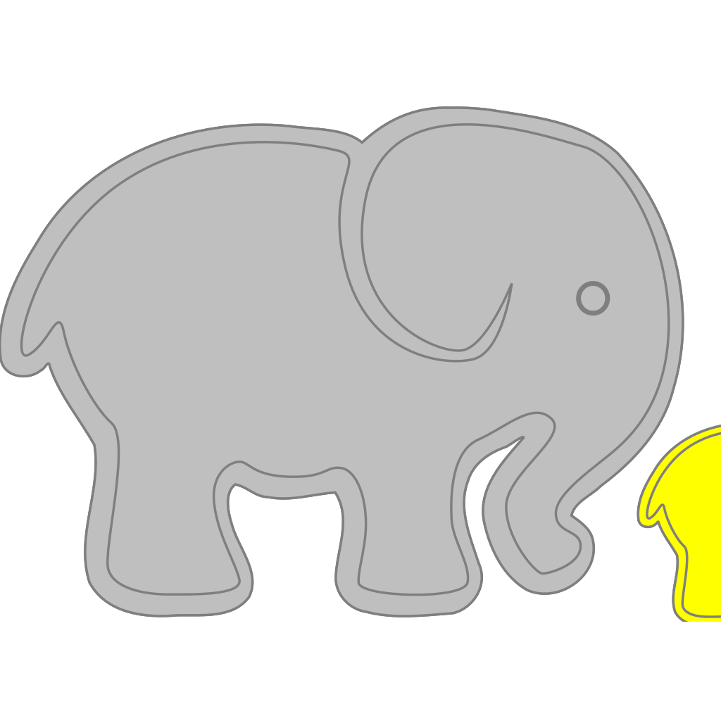 Adult Elephant With Baby Elephant PNG, SVG Clip art for Web - Download
