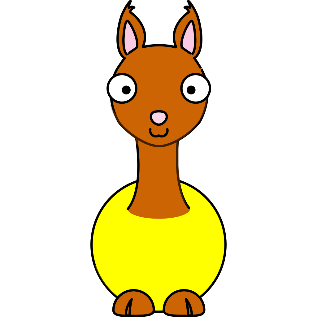 Download Llama - Yellow PNG, SVG Clip art for Web - Download Clip ...
