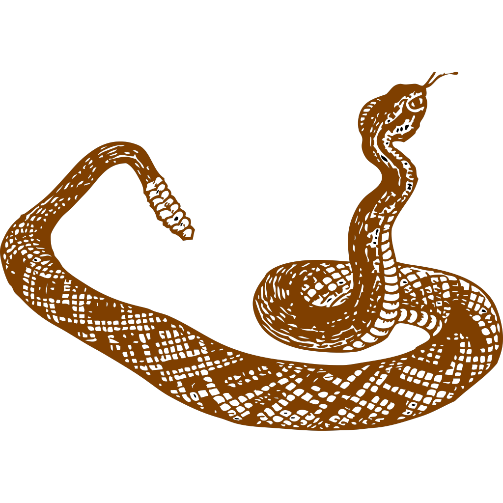 Змея рисунок png