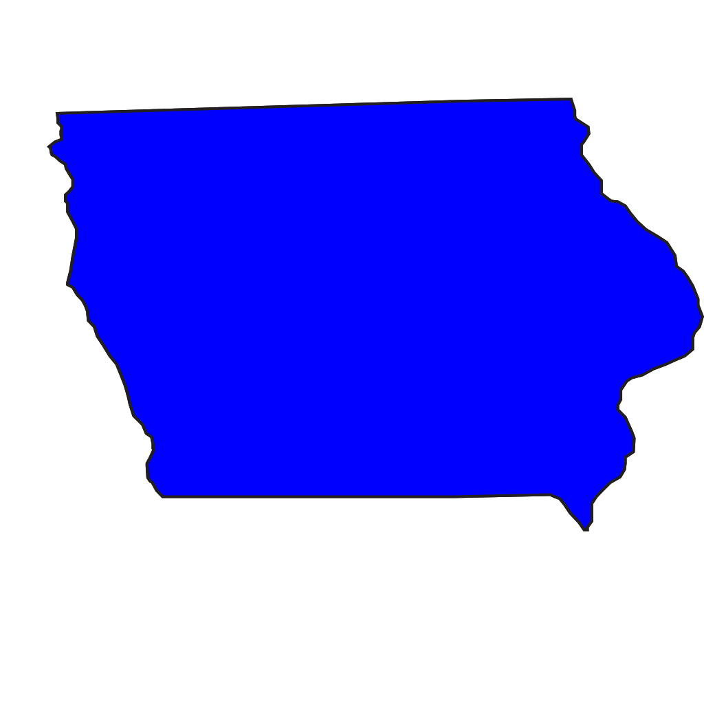Blue Iowa PNG, SVG Clip art for Web - Download Clip Art, PNG Icon Arts