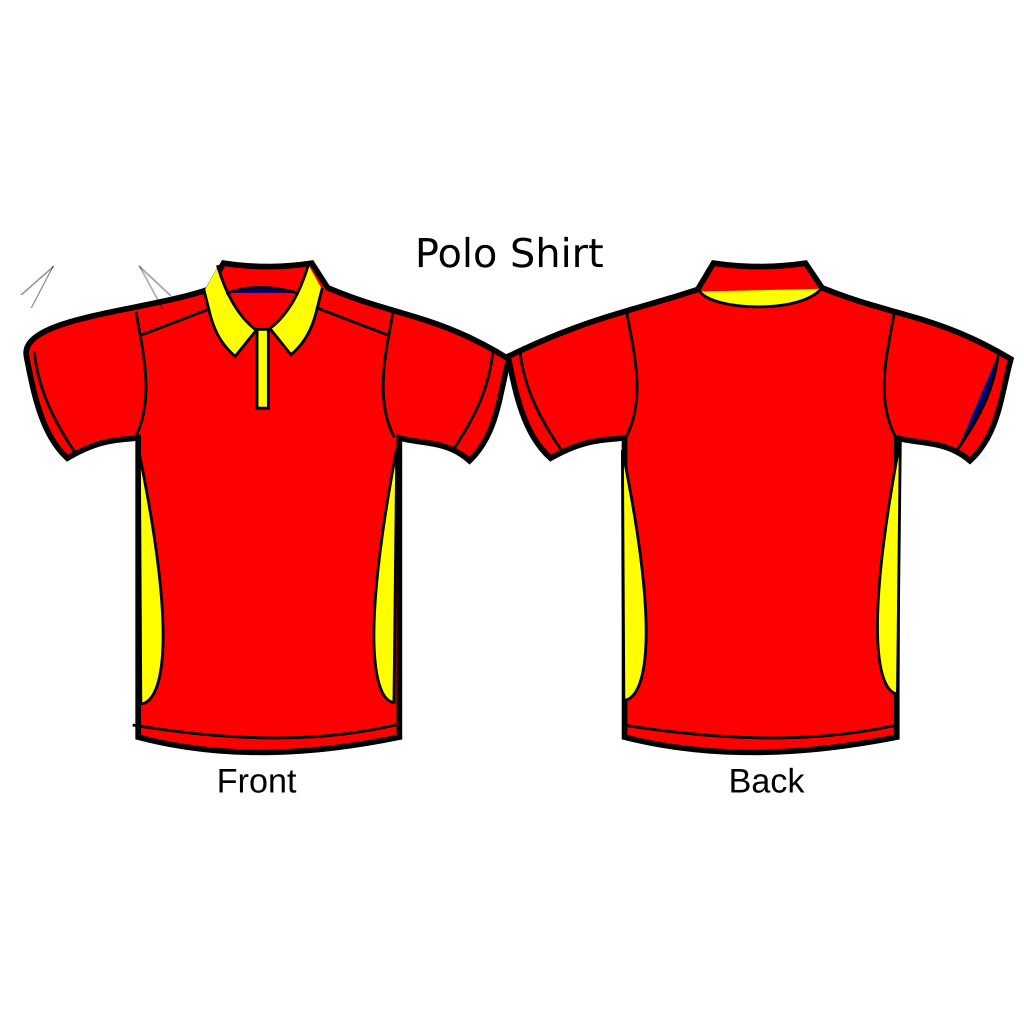 Download Dark Blue Polo Shirt Tempalte PNG, SVG Clip art for Web ...