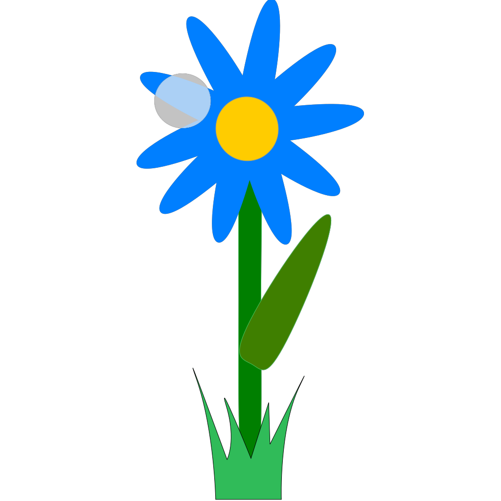Blue Flower SVG Clip arts download - Download Clip Art, PNG Icon Arts