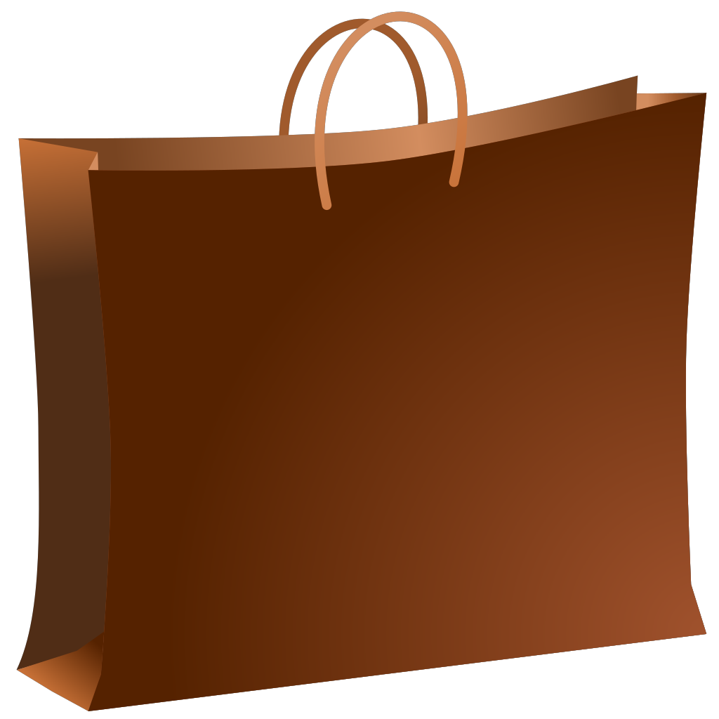 Brown Shopping Bag PNG, SVG Clip art for Web - Download Clip Art, PNG ...
